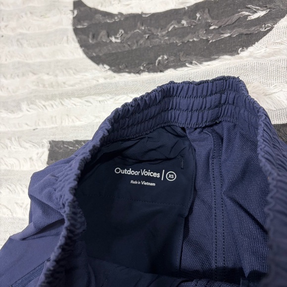 Outdoor Voices Womens Zephyr Navy Pant Sz XS Outdoor Excercise Gym Casual Comfy - Picture 7 of 12